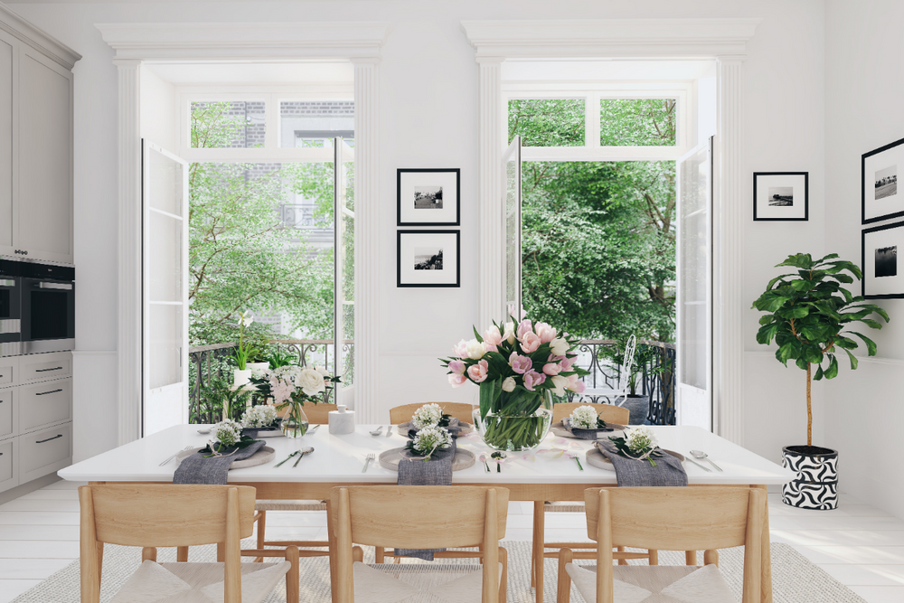 Spring Greeting with Spring Cleaning