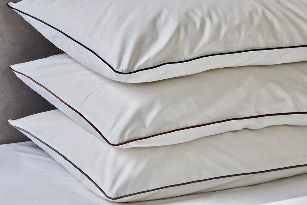 Piped Cotton Pillowcases 