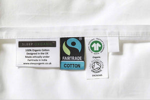 cot and cot bed flat sheets, organic and fairtrade cotton kids sheets