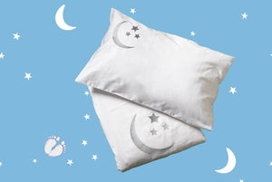 Moon and Stars Cot Bed Duvet Cover Set