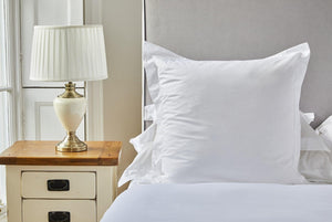 White Oxford Square Pillowcases, organic cotton