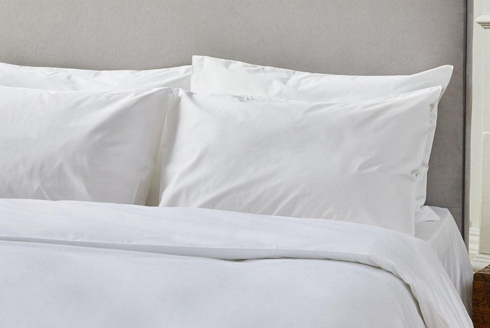 White housewife Pillowcase, white organic cotton pillowcase